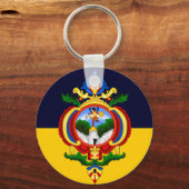 Flagge von Tegucigalpa, Honduras Schlüsselanhänger (Vorderseite)