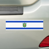 Flagge von Tel Aviv (Israel) Autoaufkleber (Auf Auto)