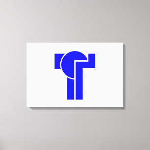 Flagge von Tempe (Arizona) Leinwanddruck