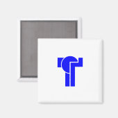 Flagge von Tempe (Arizona) Magnet (Vorderseite/Rückseite)