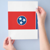 Flagge von Tennessee Flyer (Hand)
