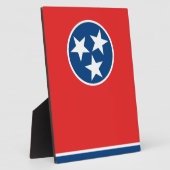 Flagge von Tennessee Fotoplatte (Seite)