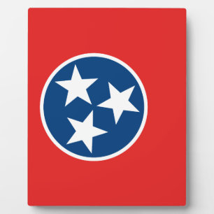 Flagge von Tennessee Fotoplatte