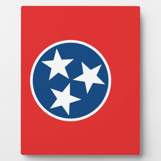 Flagge von Tennessee Fotoplatte (Vorderseite)