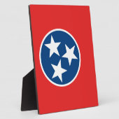 Flagge von Tennessee Fotoplatte (Seite)