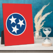 Flagge von Tennessee Fotoplatte (Seite)