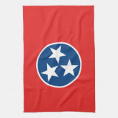Flagge von Tennessee Geschirrtuch (Vertikal)