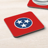 Flagge von Tennessee Getränkeuntersetzer (Linke Seite)