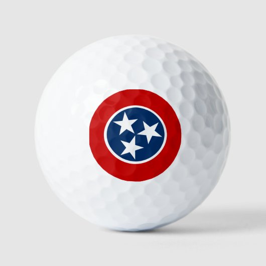 Flagge von Tennessee Golfball (Vorderseite)