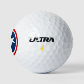 Flagge von Tennessee Golfball (Logo)