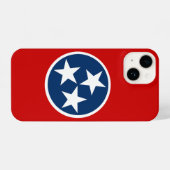 Flagge von Tennessee iPhone Hülle (Rückseite (Horizontal))