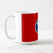 Flagge von Tennessee Kaffeetasse (Links)