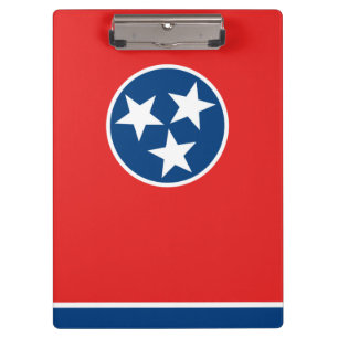 Flagge von Tennessee Klemmbrett