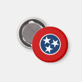 Flagge von Tennessee Magnet (Vorderseite/Rückseite)