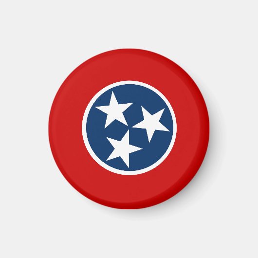 Flagge von Tennessee Magnet (Vorne)
