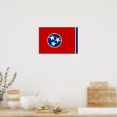 Flagge von Tennessee Poster (Küche)