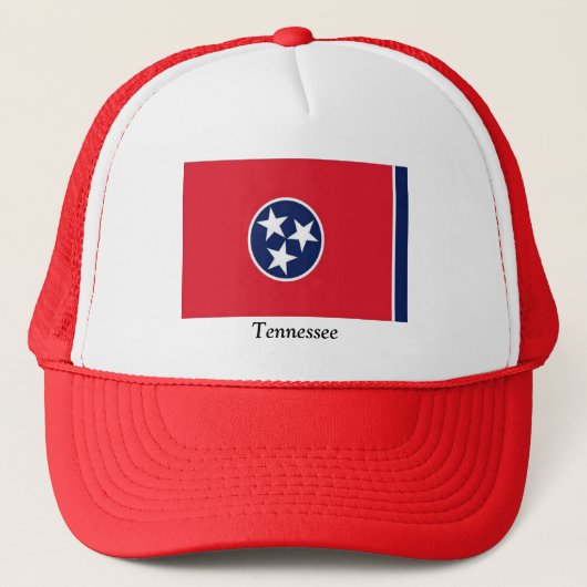 Flagge von Tennessee Truckerkappe (Vorderseite)
