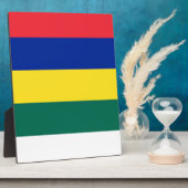 Flagge von Terschelling Fotoplatte (Seite)