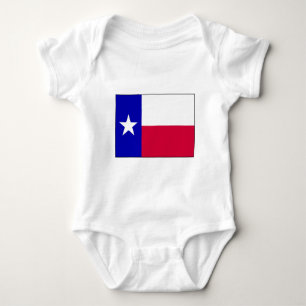 Flagge von Texas Baby Strampler
