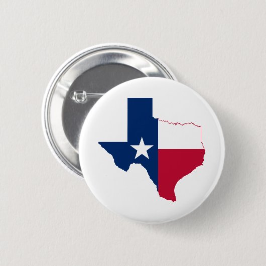 Flagge von Texas Button (Vorne & Hinten)