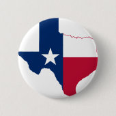 Flagge von Texas Button (Vorderseite)
