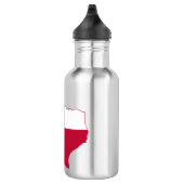 Flagge von Texas Edelstahlflasche (Rechts)