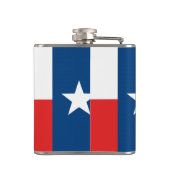 Flagge von Texas Flachmann (Rückseite)