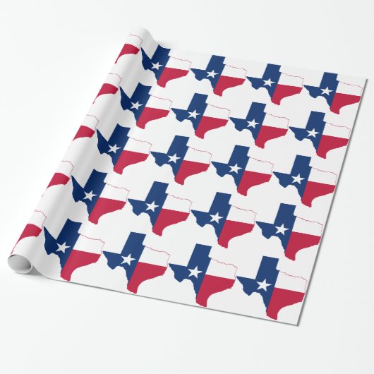 Flagge von Texas Geschenkpapier (Ungerollt)
