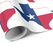 Flagge von Texas Geschenkpapier (Rolleneckpunkt)