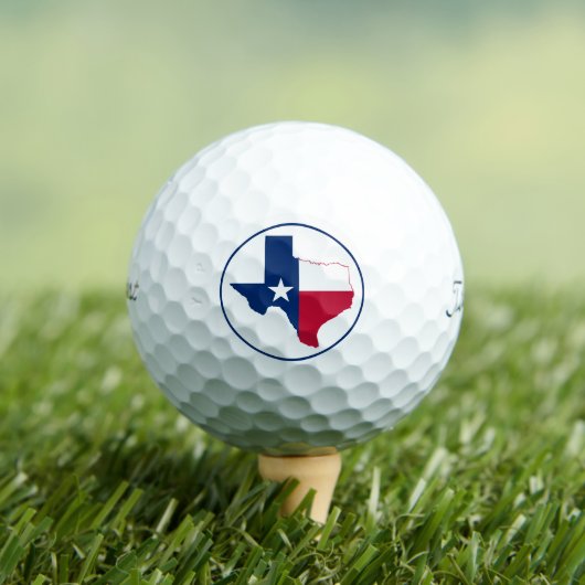 Flagge von Texas Golfball (Insitu T-Shirt)
