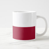 Flagge von Texas Jumbo-Tasse (Rechts)