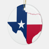 Flagge von Texas Keramikornament (Links)