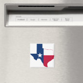 Flagge von Texas Magnet (In Situ (Geschirrspüler))