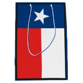 Flagge von Texas Mittlere Geschenktüte (Vorderseite)