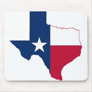 Flagge von Texas Mousepad