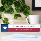Flagge von Texas Namensplakette