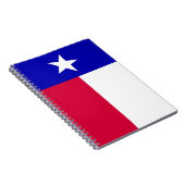 Flagge von Texas-Notizbuch Notizblock (Rechte Seite)