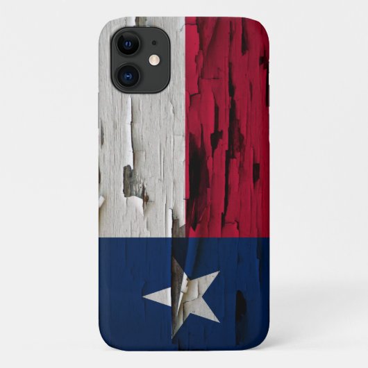 Flagge von Texas Paint Peel Look Case-Mate iPhone Hülle (Rückseite)