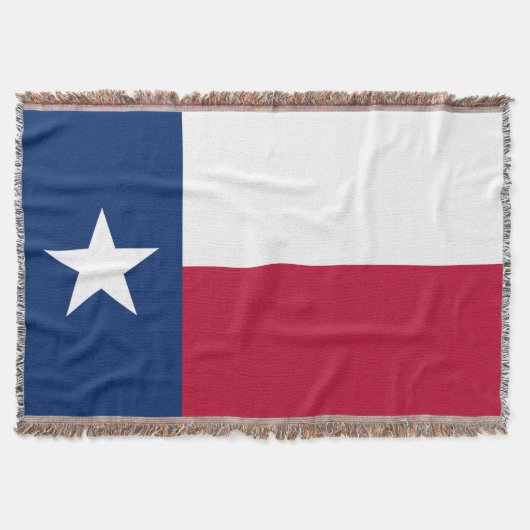 Flagge von Texas Patriotischer Lone Star State Decke (Vorderseite)