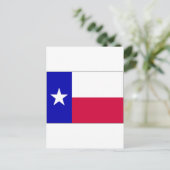 Flagge von Texas Postkarte (Stehend Vorderseite)