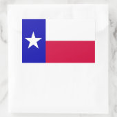 Flagge von Texas Rechteckiger Aufkleber (Tasche)