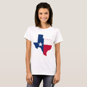 Flagge von Texas T-Shirt (Vorne ganz)
