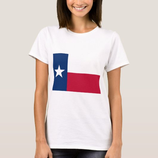 Flagge von Texas T-Shirt (Vorderseite)
