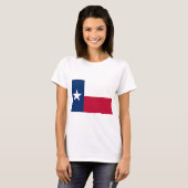 Flagge von Texas T-Shirt (Vorne ganz)