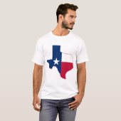 Flagge von Texas T-Shirt (Vorne ganz)