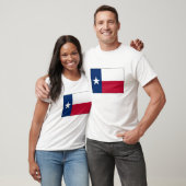 Flagge von Texas-T-Shirt T-Shirt (Unisex)