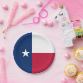 Flagge von Texas, Texanische Flagge Pappteller (Party)