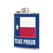 Flagge von Texas | Texas Proud Flachmann (Links)