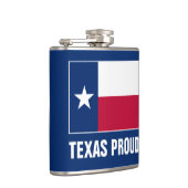 Flagge von Texas | Texas Proud Flachmann (Rechts)