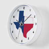 Flagge von Texas Uhr (Winkel)